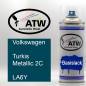 Preview: Volkswagen, Turkis Metallic 2C, LA6Y: 400ml Sprühdose, von ATW Autoteile West.